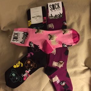 Three for $12 PUG SOCKS